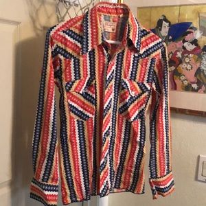 Wrangler permanent press vintage shirt